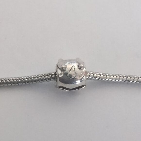 Silver Pig Charm for Pandora Style Bracelet - Picture 5 of 5